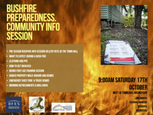 Bushfire Preparedness Information Session Bremer Bay