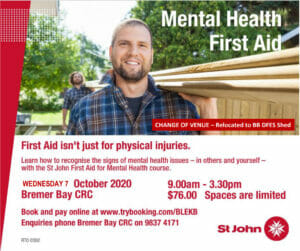 Mental Health Bremer Bay DFES